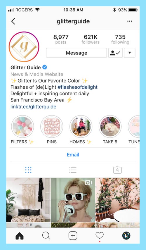 Marketing instagram stories example 17
