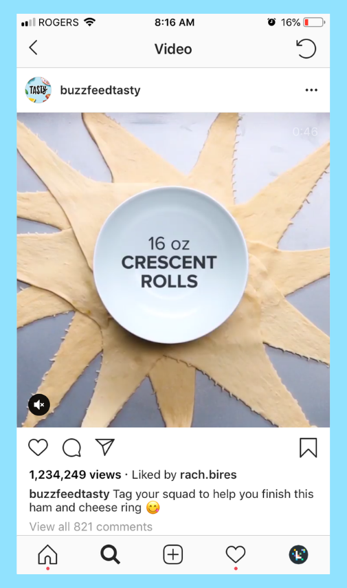 instagram marketing video example