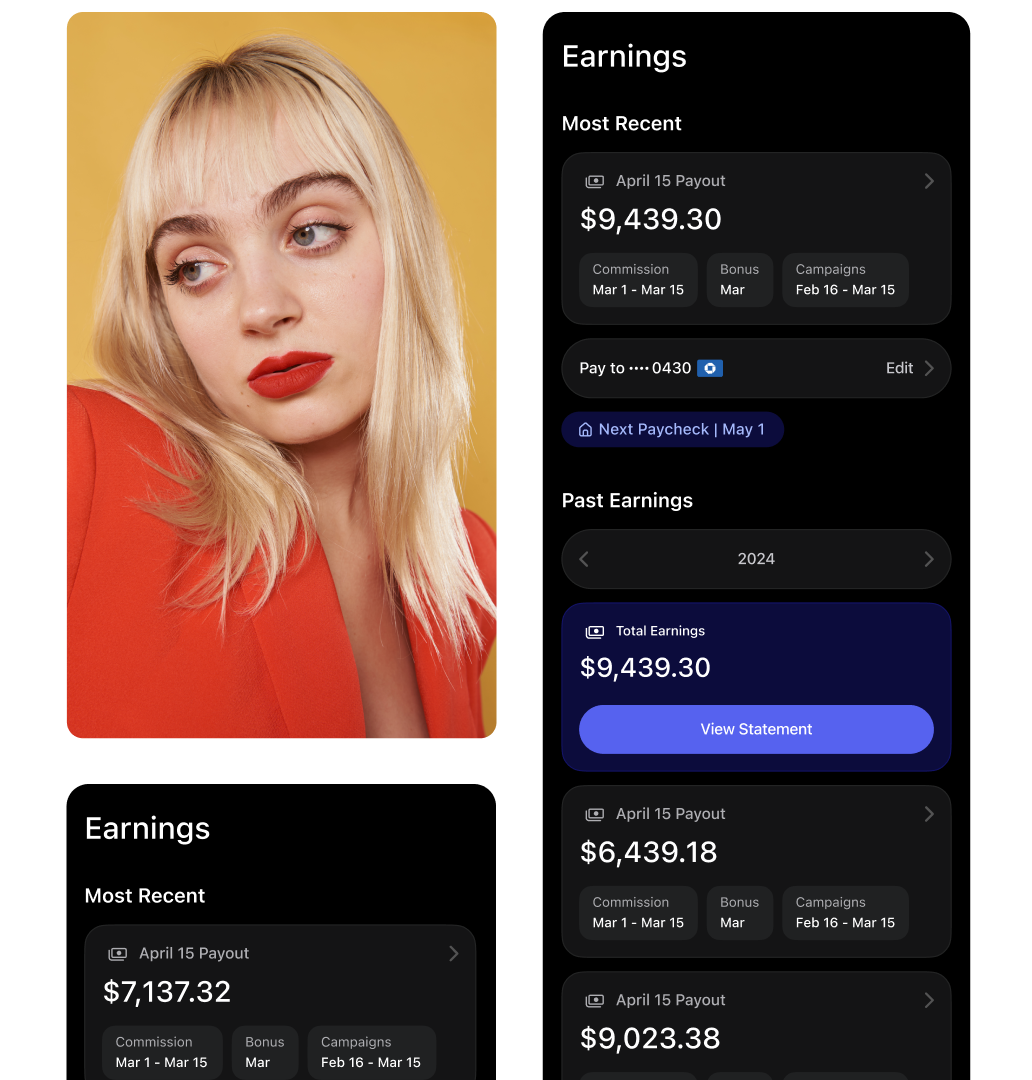 Beauty creator using Later