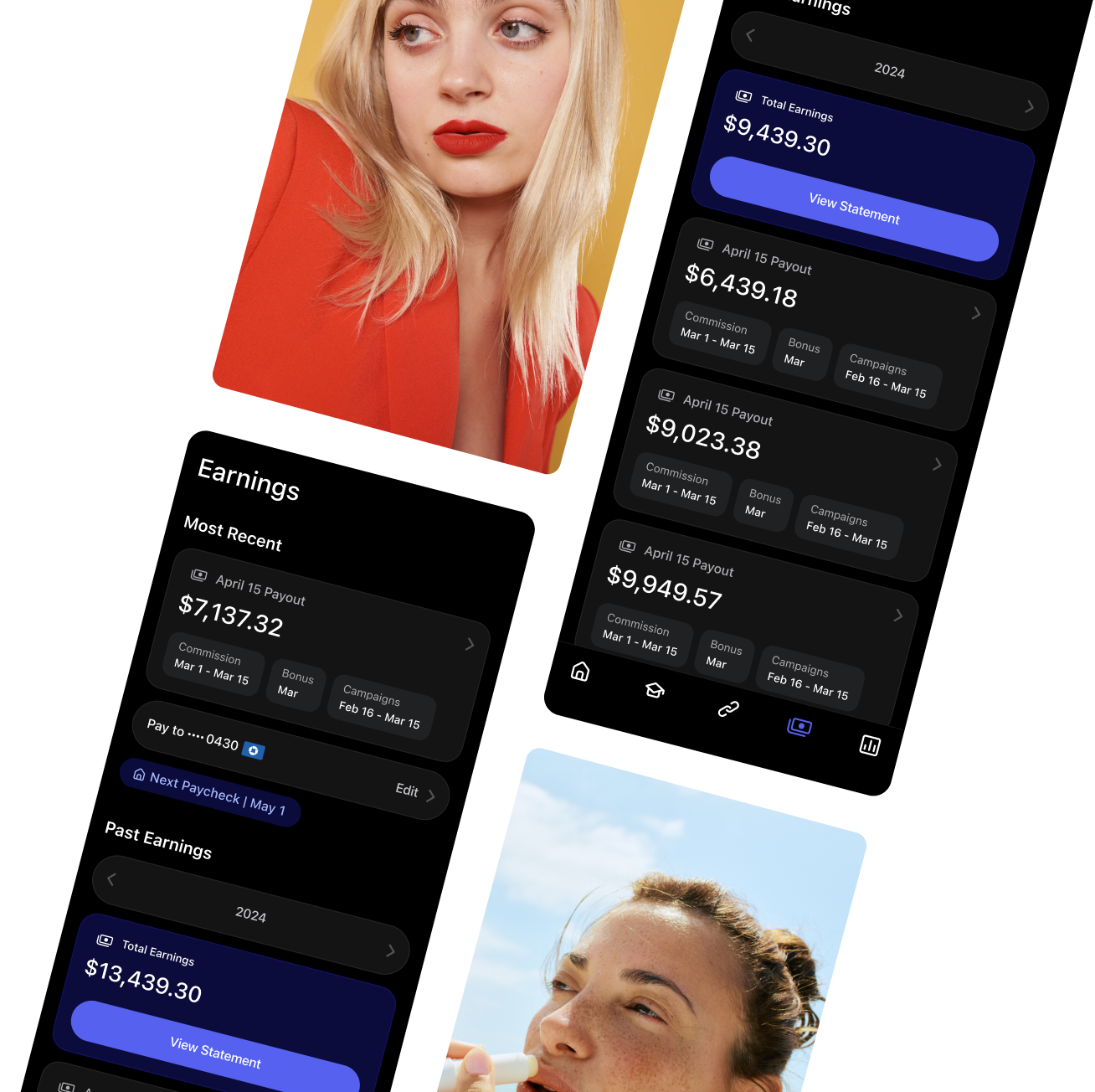 Beauty creator using Later